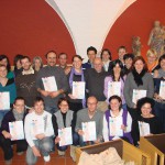Hier sehen Sie die stolzen Teilnehmer der Abschlussfeier Vitalmasseur 2010